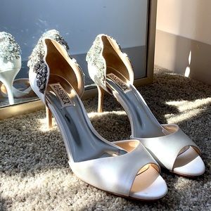Badgley Mischka Jeweled Heels